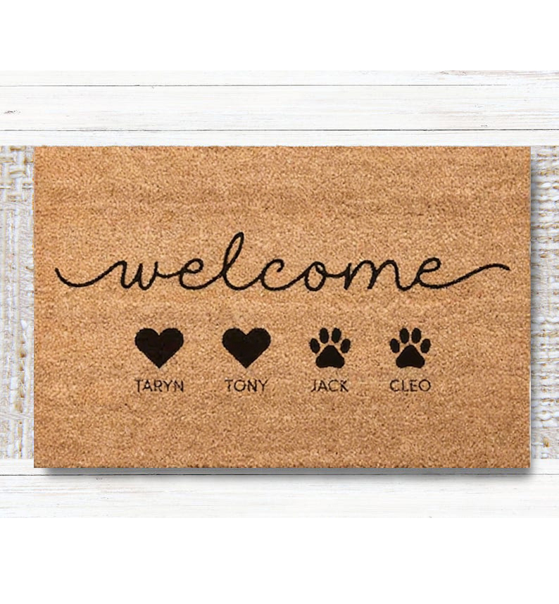 Kids Outdoor Ideas - Tapis de porte personnalisé pour la