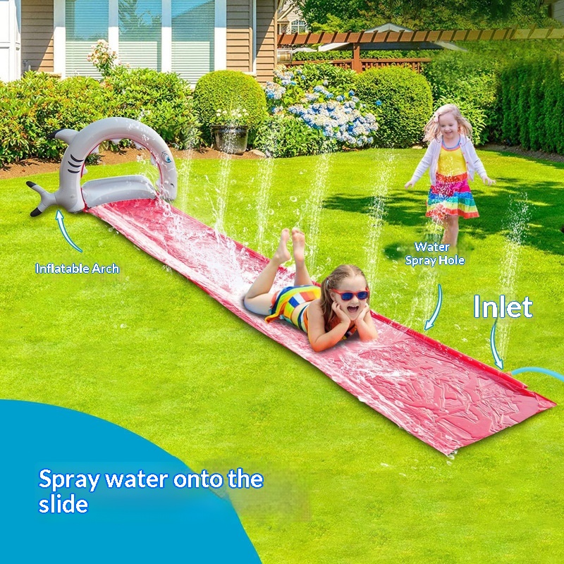 Kids Outdoor Water Slide - Toboggan aquatique gonflable en forme de