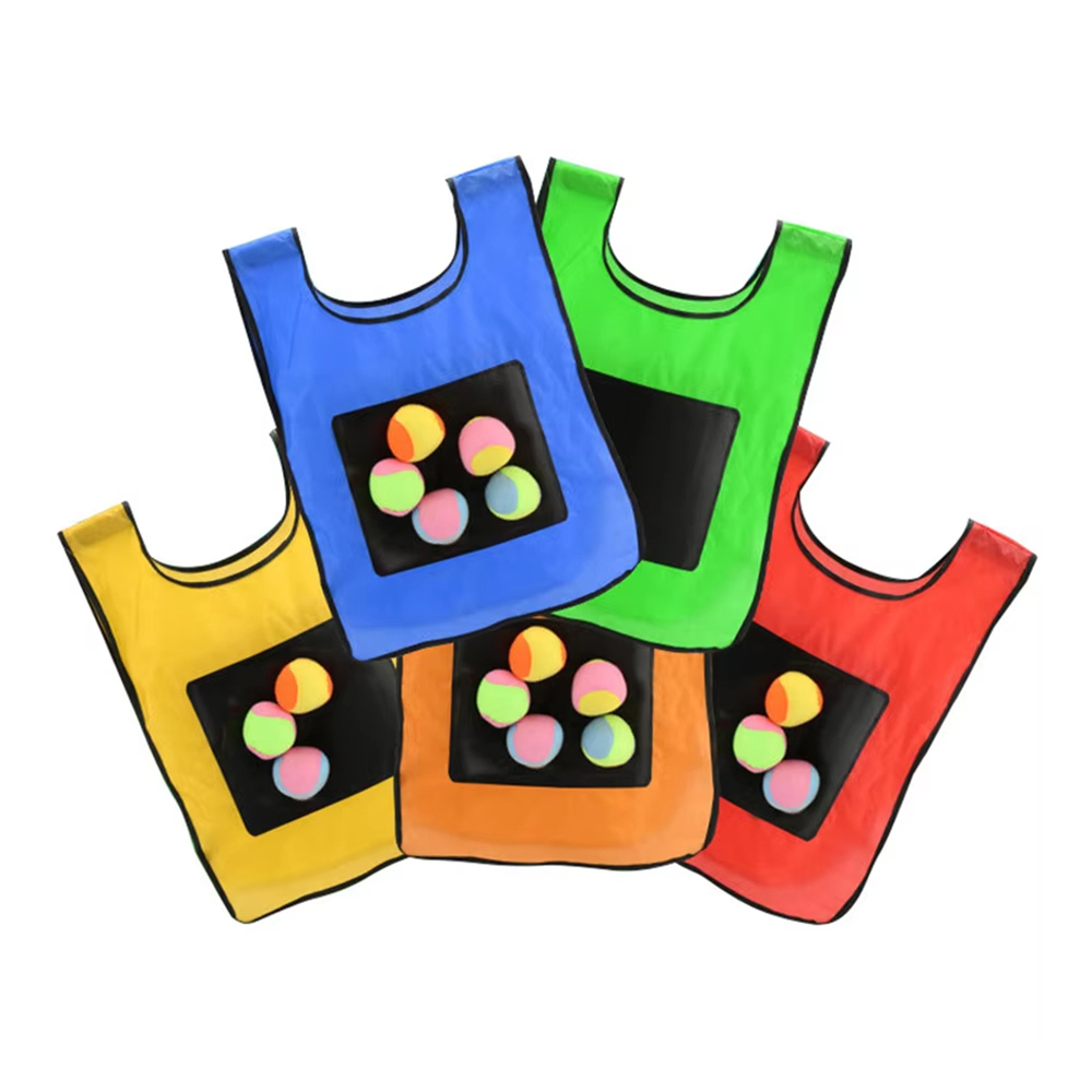 Kids Outdoor Vest - Gilet de jeu de Dodgeball adhésif,
