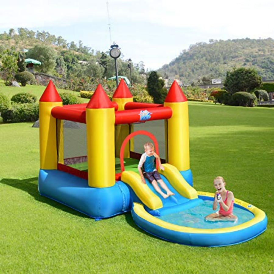 Kids Outdoor Water Slide - Structure gonflable de jardin pour enfants