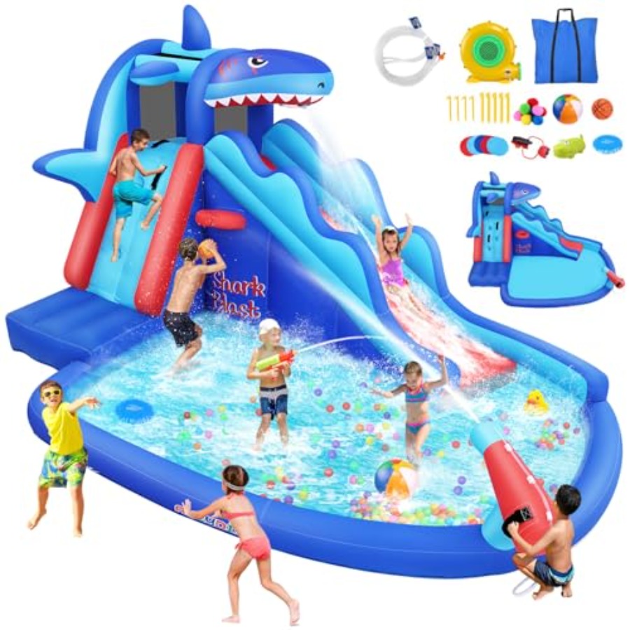 Kids Outdoor Water Slide - Structure gonflable aquatique d'extérieur/d'intérieur pour enfants
