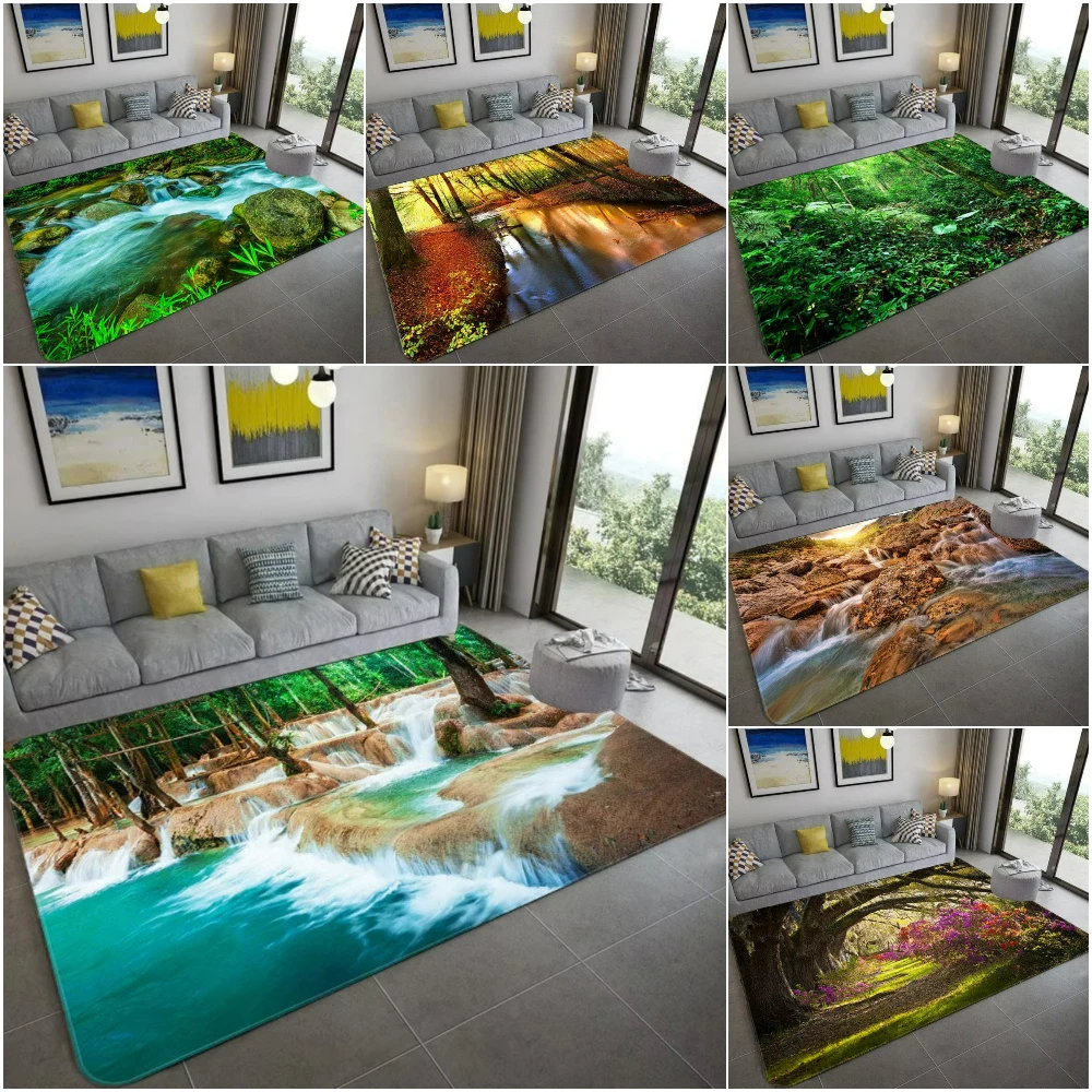 Kids Outdoor Ideas - Tapis de paysage 3D inspiré de