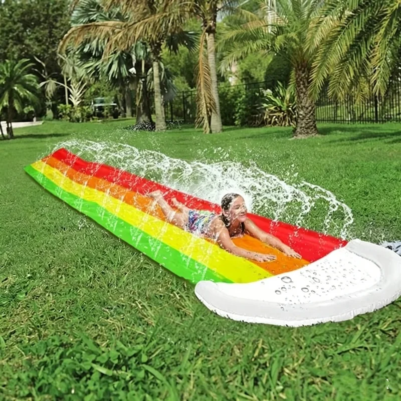 Kids Outdoor Water Slide - Jouets aquatiques gonflables d'été pour l'extérieur,