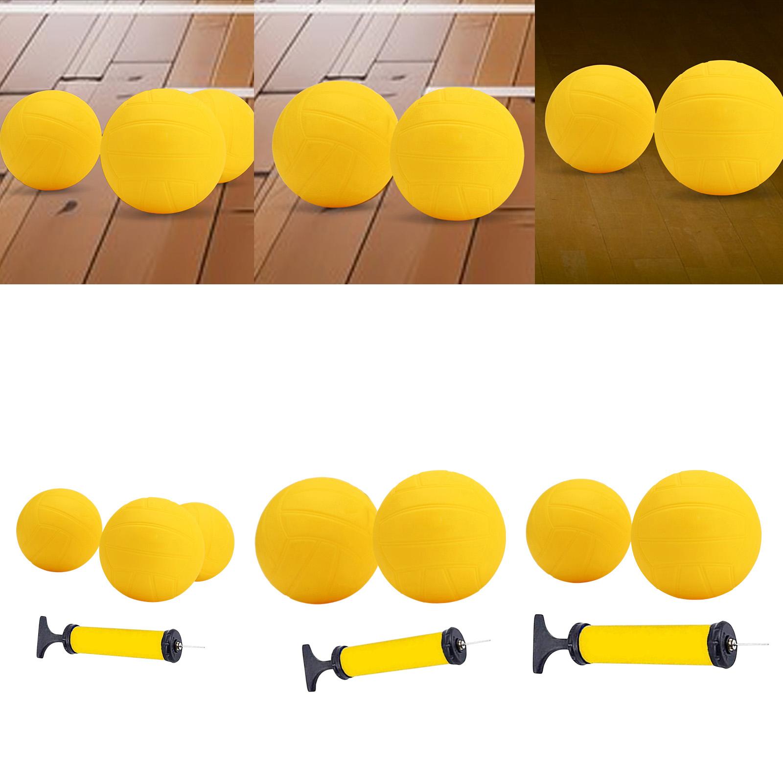 Kids Outdoor Volleyball - Mini ballon de volley gonflable jaune