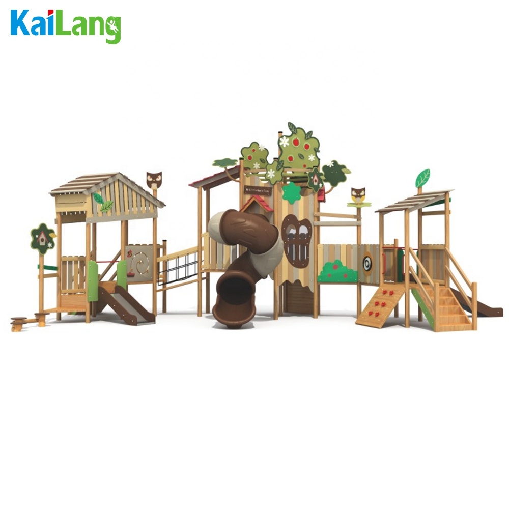 Outdoor Children'S Park - Parc d'attractions en bois Forest Garden,