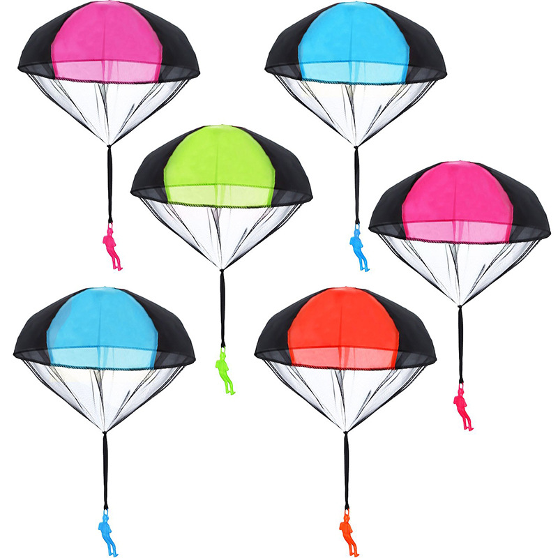 Kids Outdoor Volleyball - Figurine avec Parachute à Lancer à