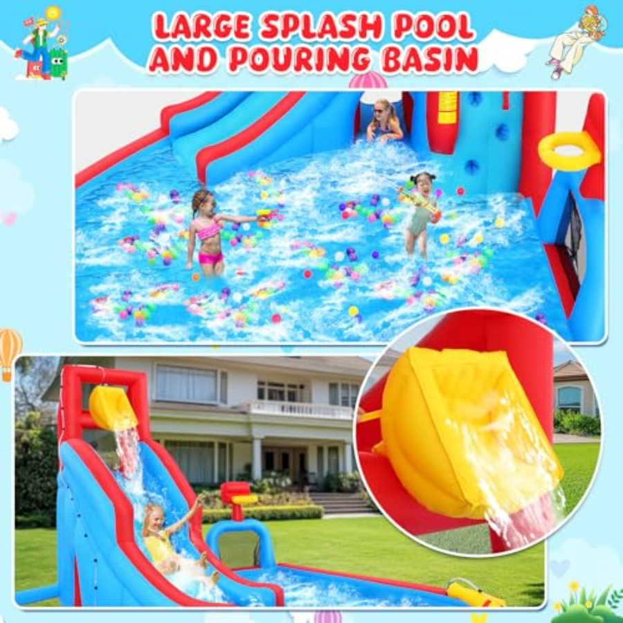 Parc aquatique gonflable pour  - Kids Outdoor Water Slide avis et prix