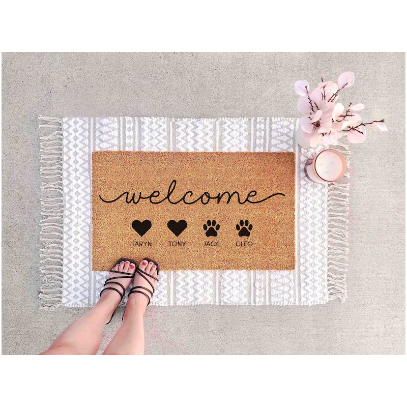 Tapis de porte personnalisé po - Kids Outdoor Ideas avis et prix