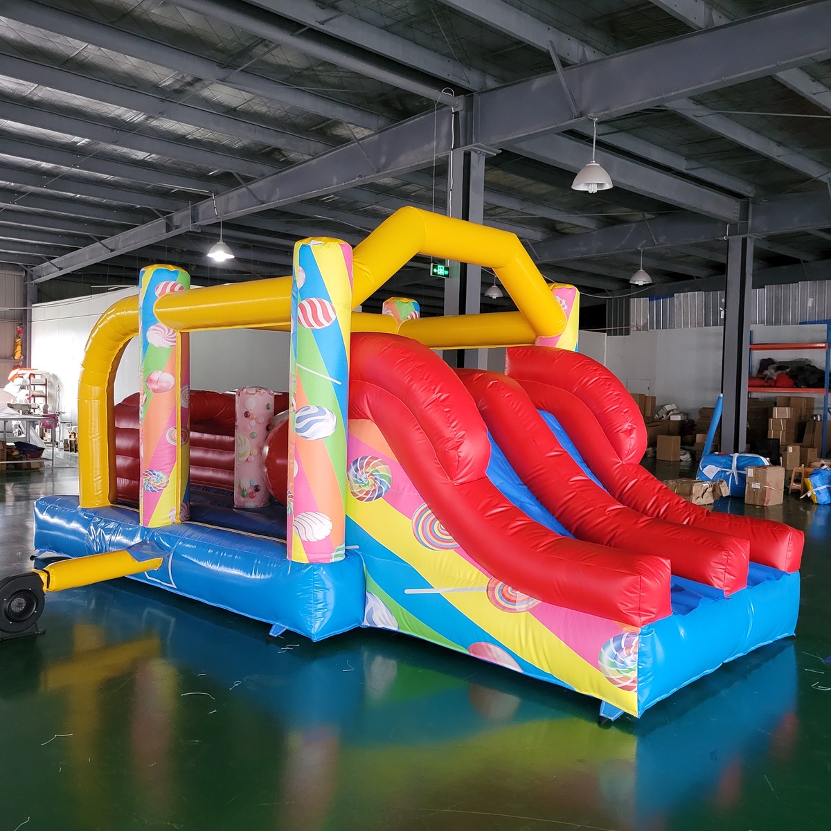 Château gonflable commercial e - Kids Outdoor Slide avis et prix