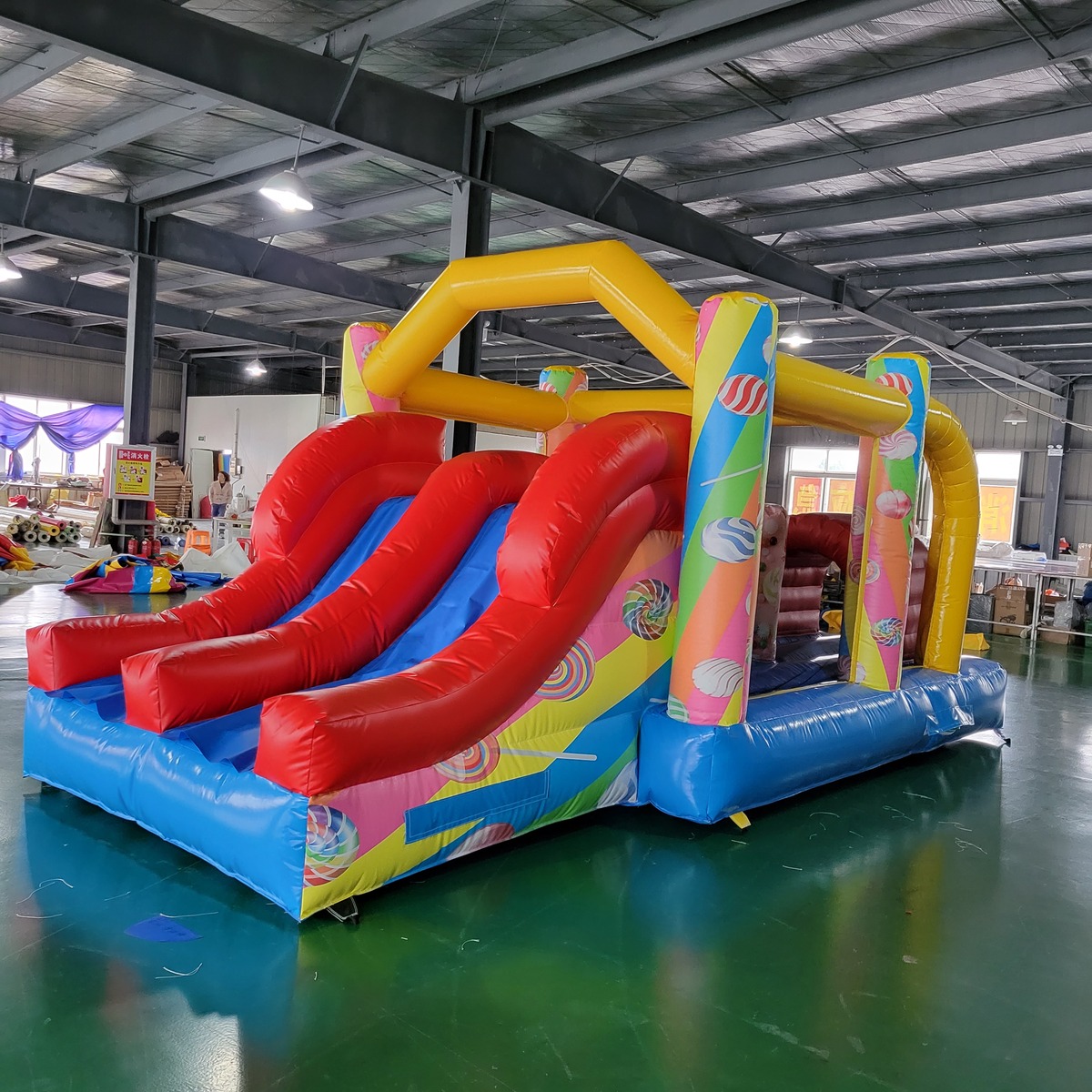 Château gonflable commercial e - Kids Outdoor Slide avis et prix