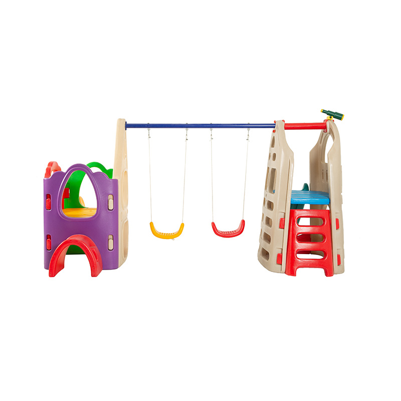 Aire de jeux à Double glissièr - Kids Outdoor Swing And Slide avis et prix