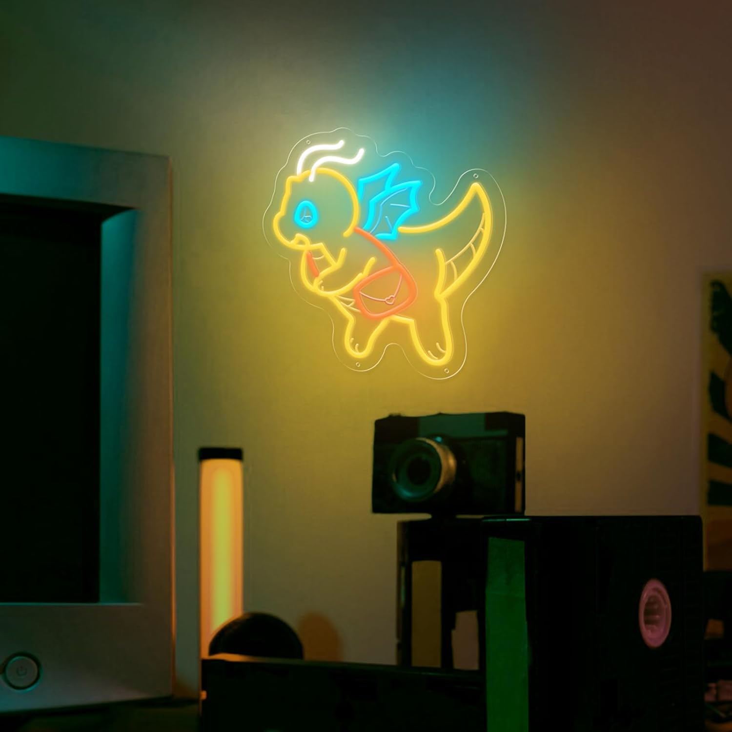Lampe néon dinosaure mignon à  - Kids Outdoor Ideas avis et prix