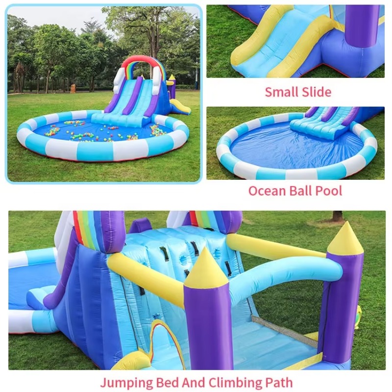 Toboggan aquatique gonflable g - Kids Outdoor Water Slide avis et prix