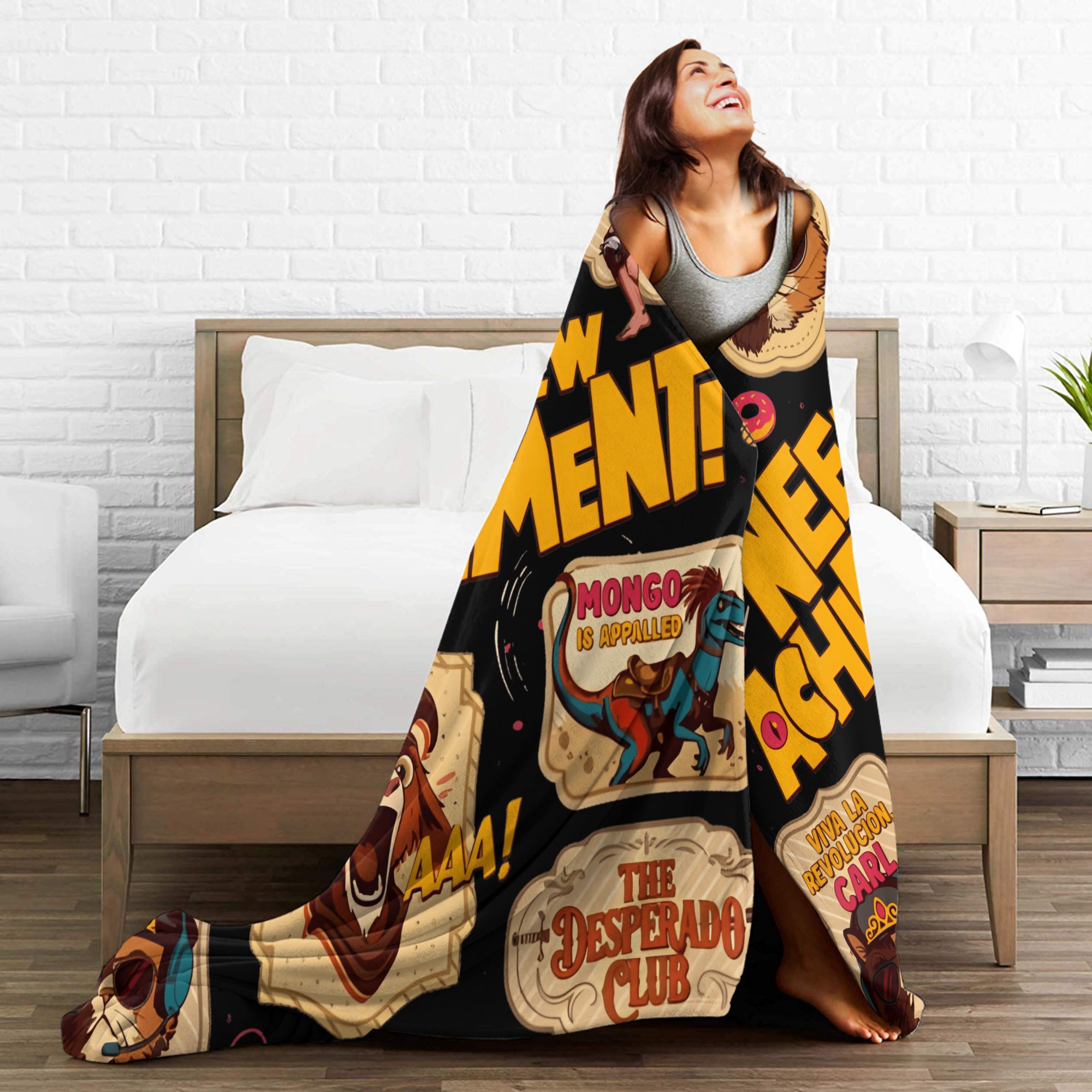 Couverture en peluche Donut Ca - Kids Outdoor Ideas avis et prix