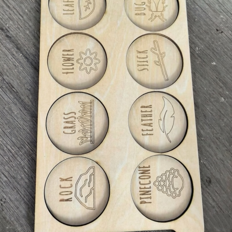Planche portable en bois pour  - Kids Outdoor Scavenger Hunt avis et prix