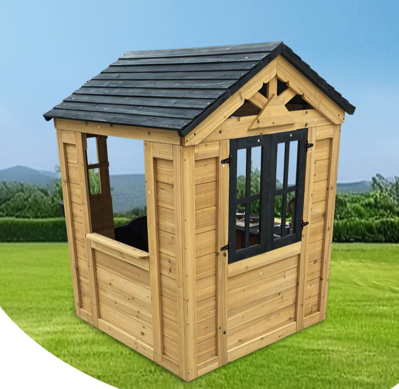 Maisonnette de jeu en bois pou - Kids Outdoor Cubby House avis et prix