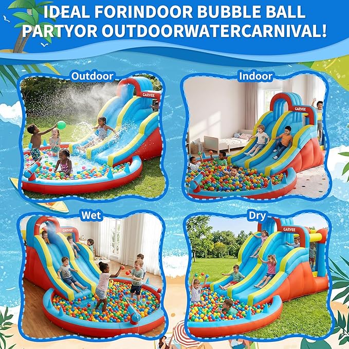 Parc aquatique gonflable 8-en- - Kids Outdoor Water Slide avis et prix