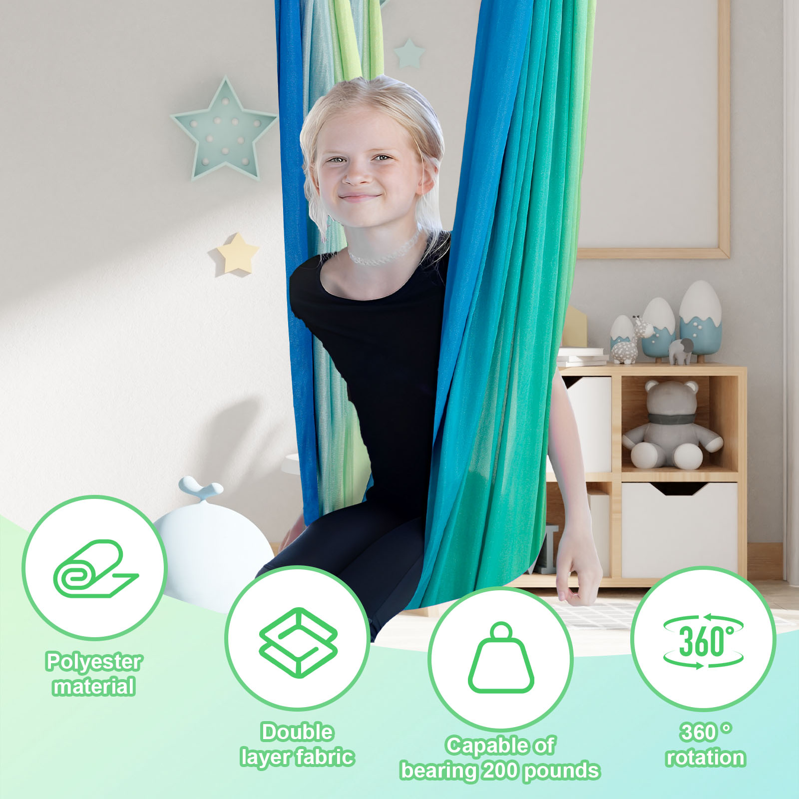 Balançoires sensorielles pour  - Kids Outdoor Swing And Slide avis et prix