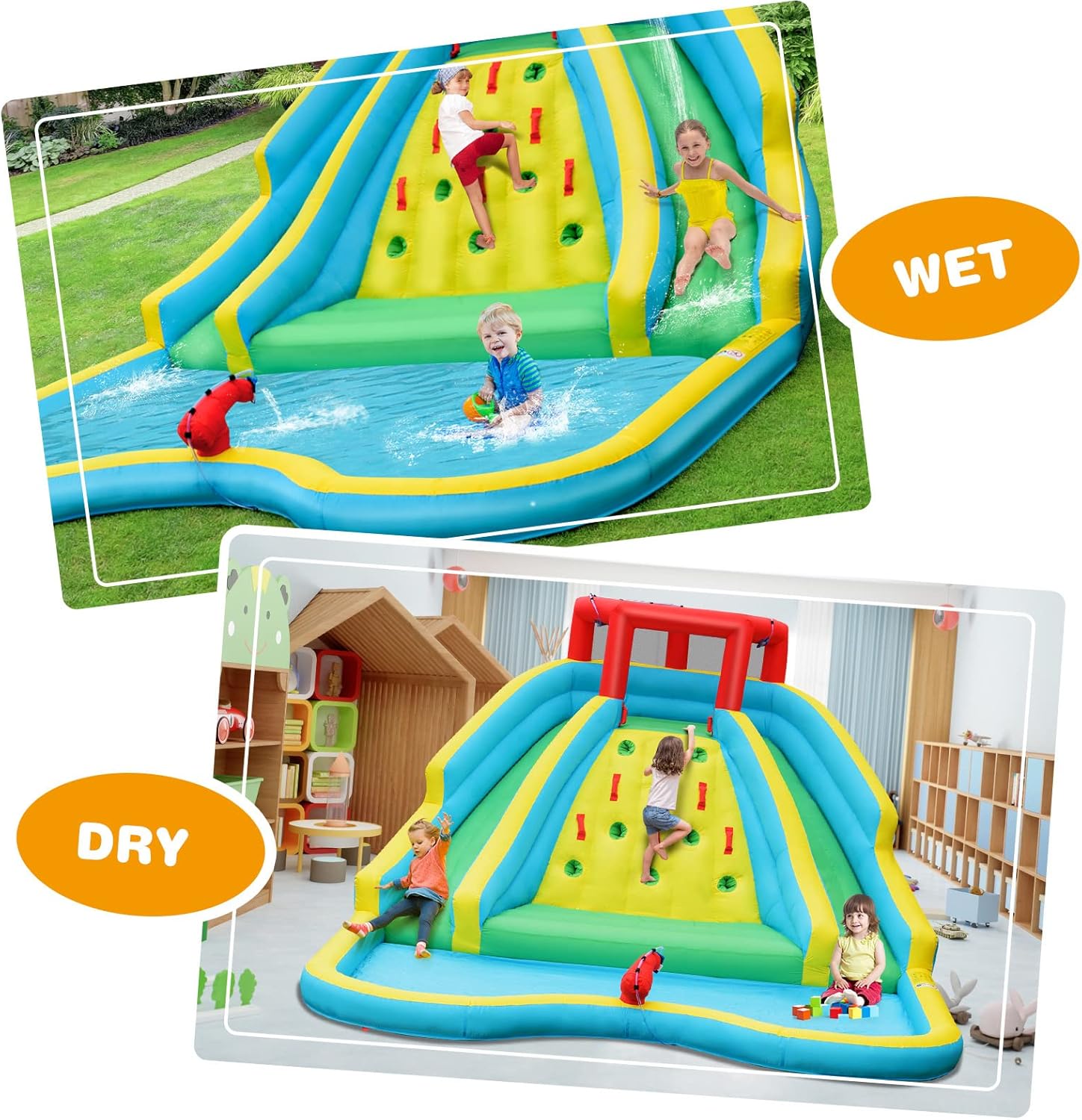Toboggan aquatique gonflable g - Kids Outdoor Water Slide avis et prix