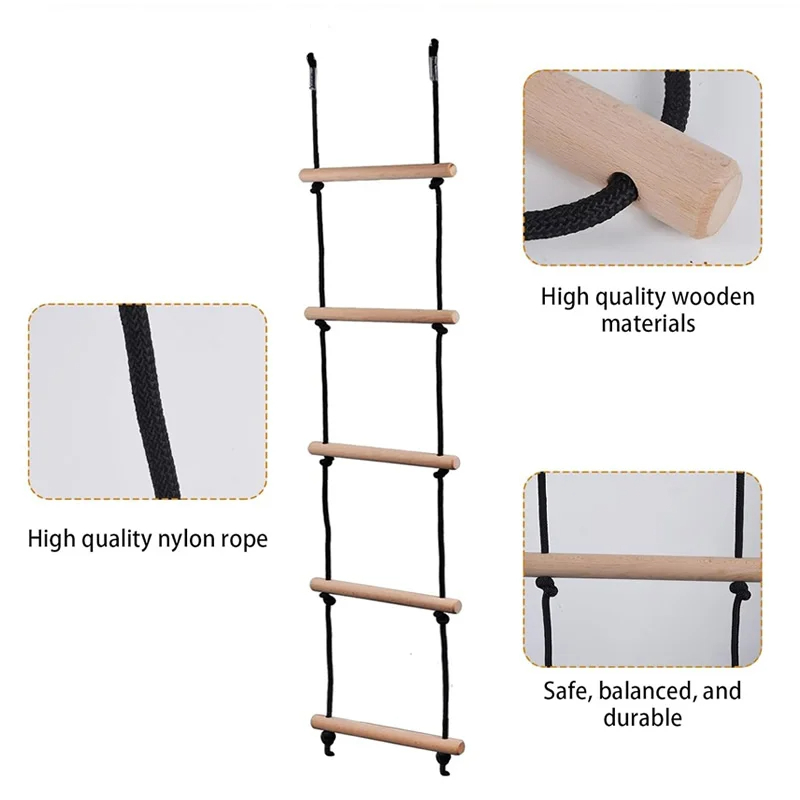 Échelle de corde d'escalade po - Kids Outdoor Swing And Slide avis et prix