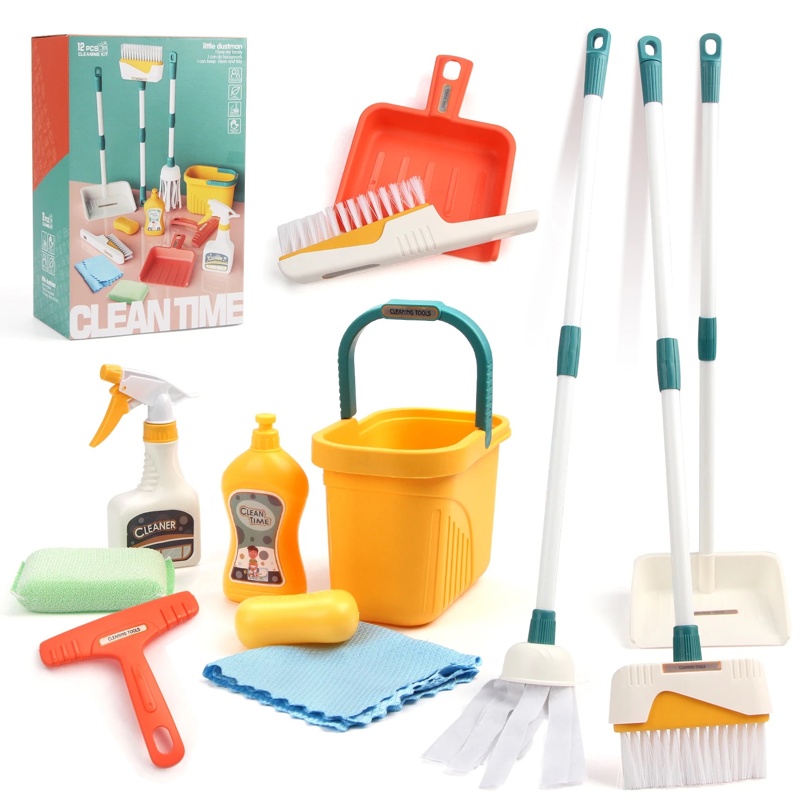 12 pièces/ensemble enfants ens - Kids Outdoor Broom avis et prix