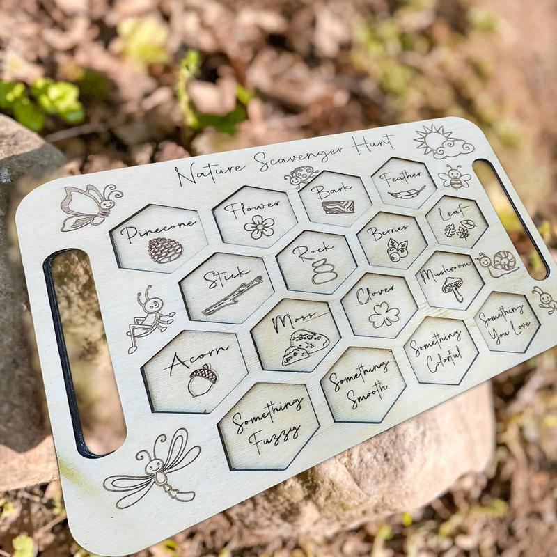 Planche de Collection de Fleur - Kids Outdoor Scavenger Hunt avis et prix