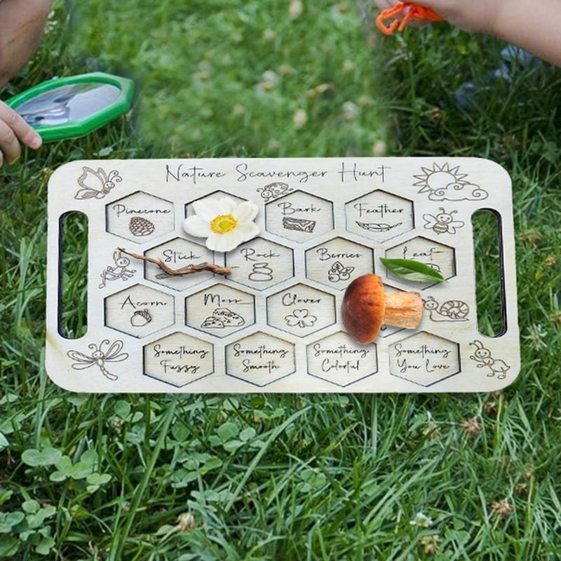 Planche de Collection de Fleur - Kids Outdoor Scavenger Hunt avis et prix