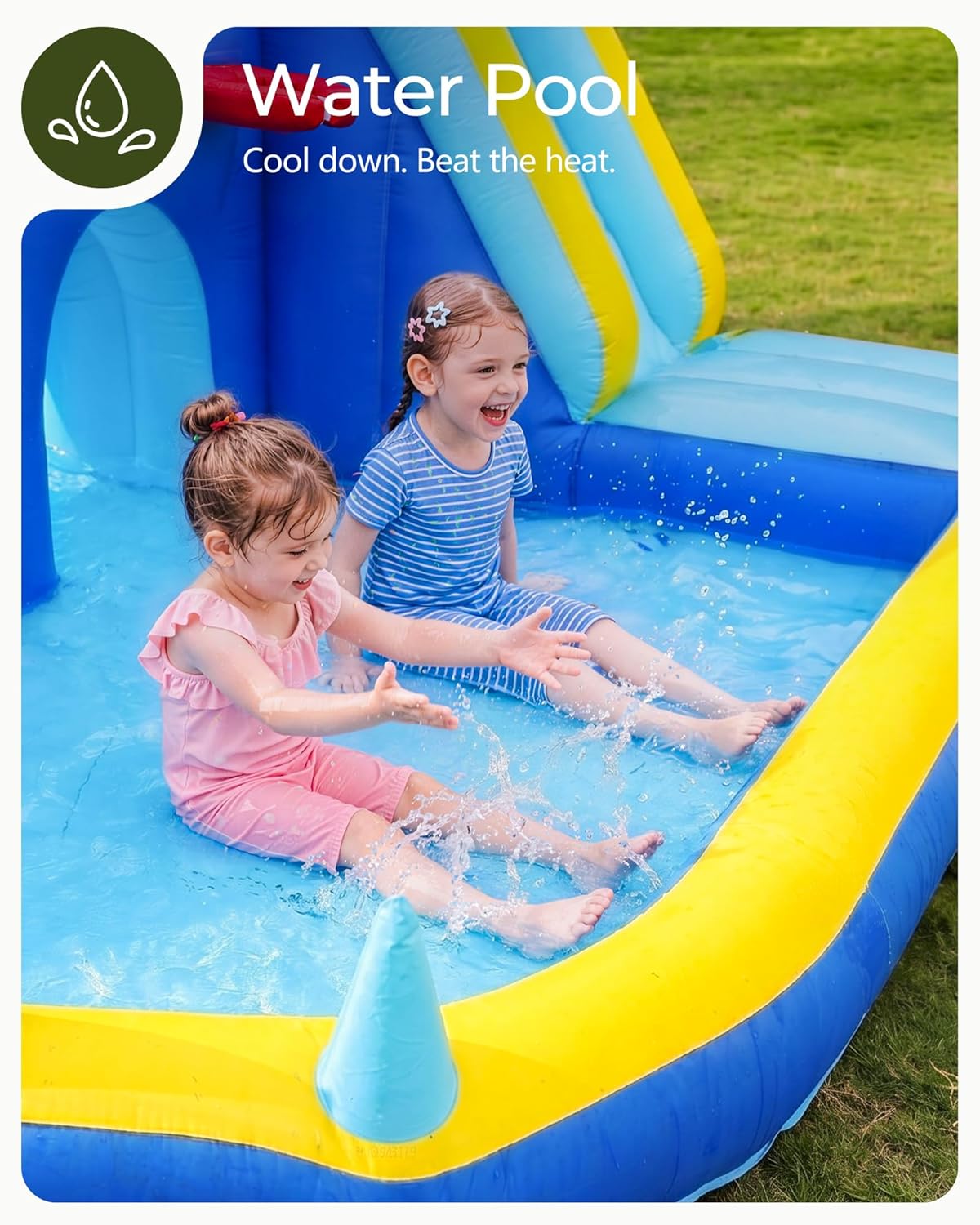 Toboggan aquatique gonflable p - Kids Outdoor Water Slide avis et prix