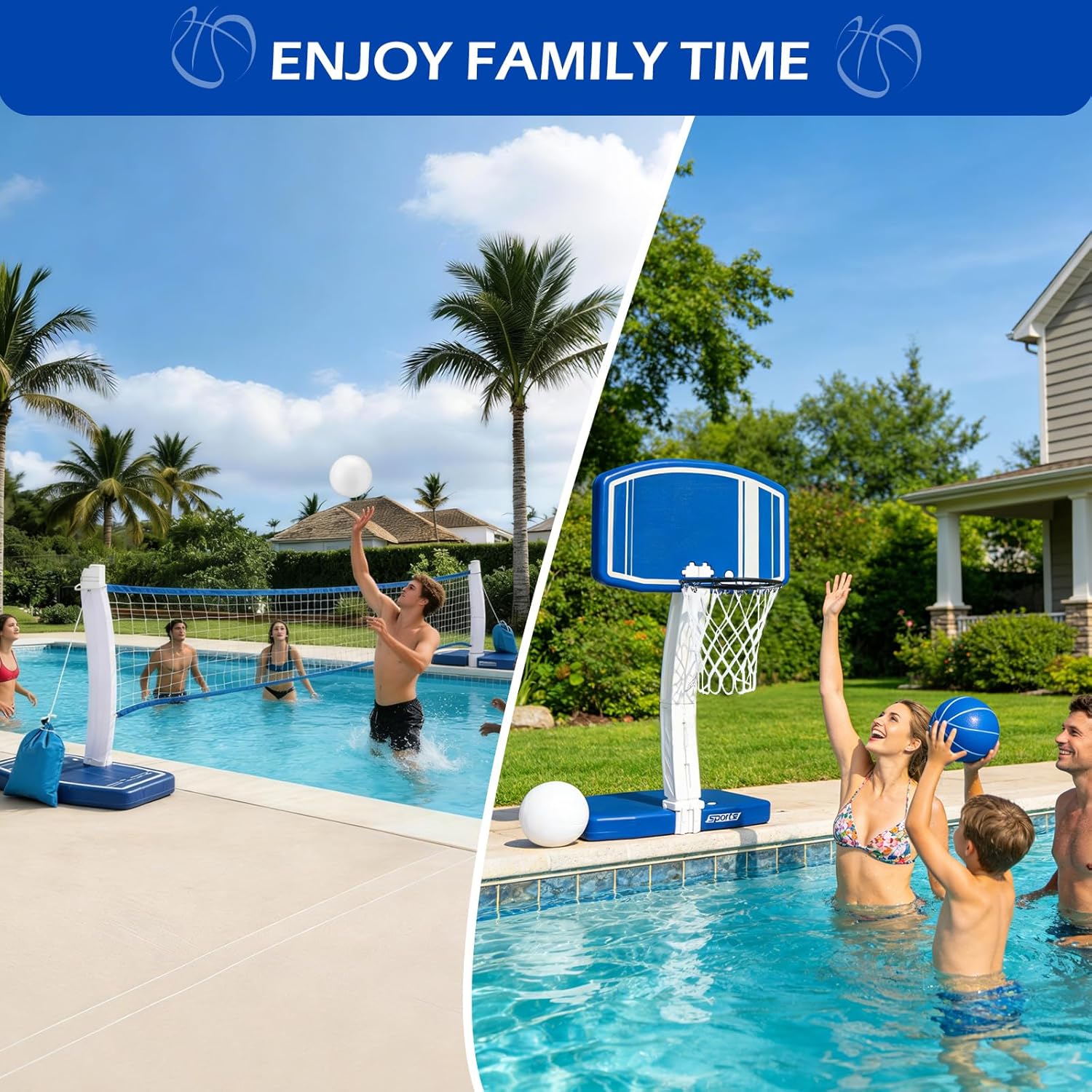 Panier de basket-ball et filet - Kids Outdoor Volleyball avis et prix