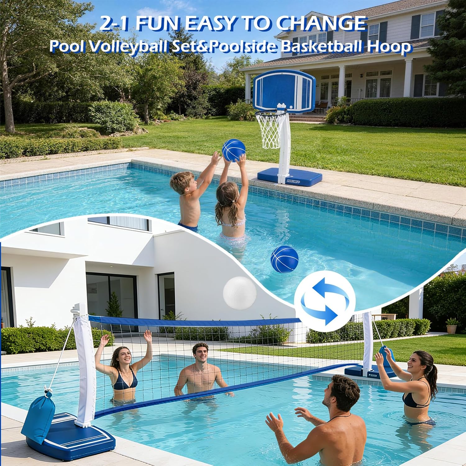 Panier de basket-ball et filet - Kids Outdoor Volleyball avis et prix