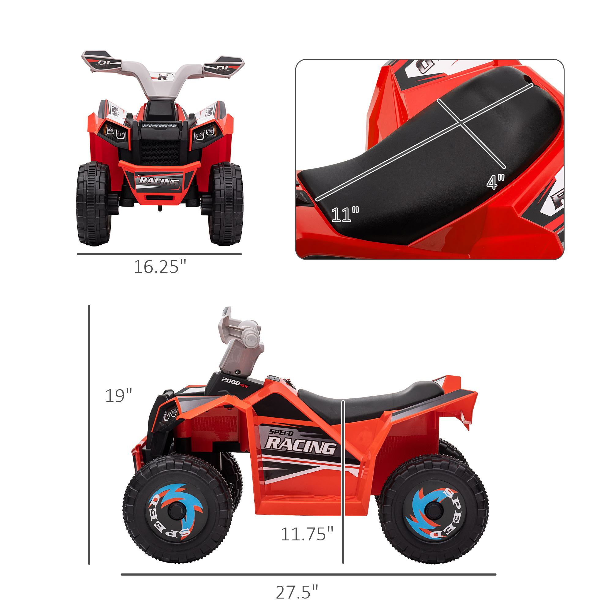 Voiture 6V pour enfants, desig - Kids Outdoor Electric Car avis et prix