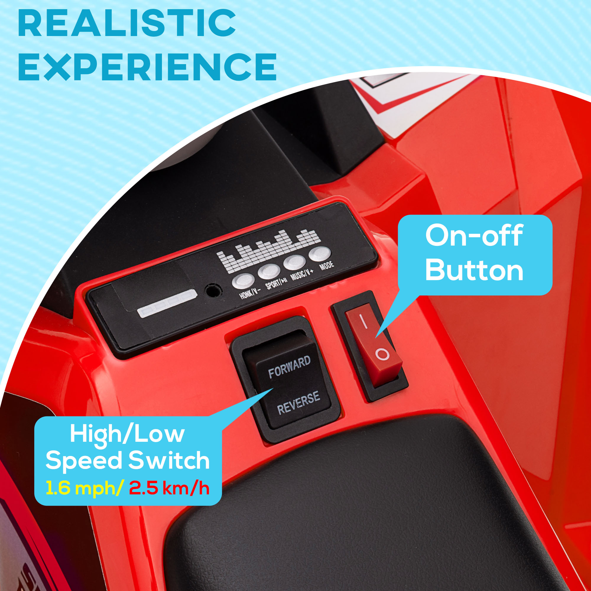 Voiture 6V pour enfants, desig - Kids Outdoor Electric Car avis et prix