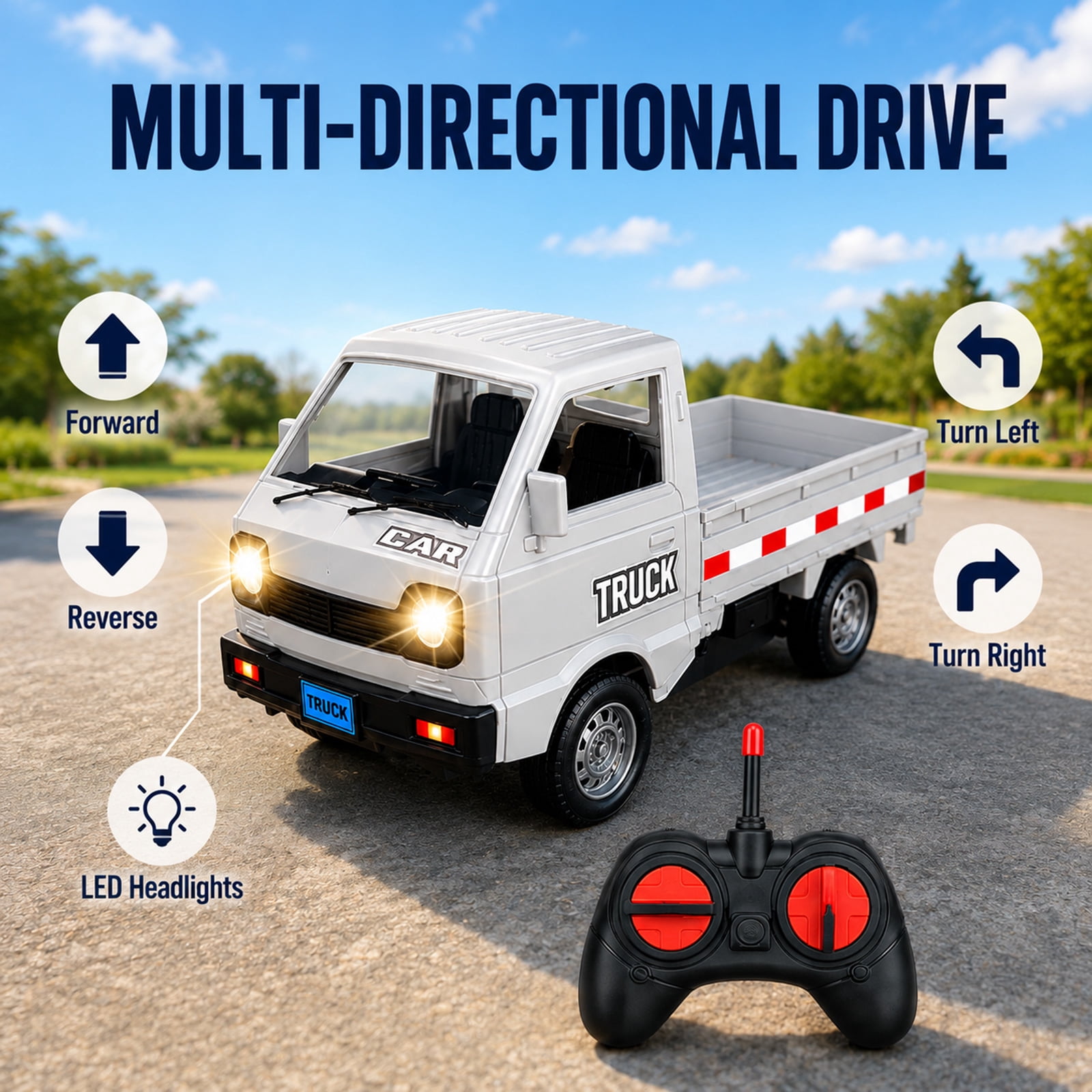 Camionnette RC télécommandée,  - Kids Outdoor Electric Car avis et prix