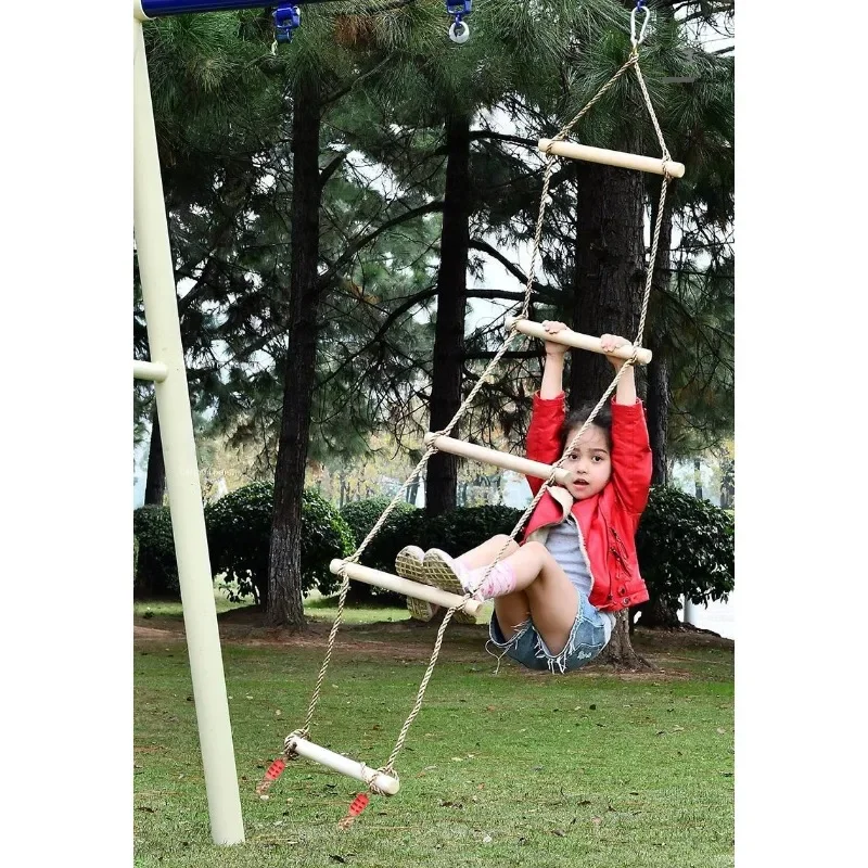 Échelle à cordes pour enfants  - Kids Outdoor Swing And Slide avis et prix