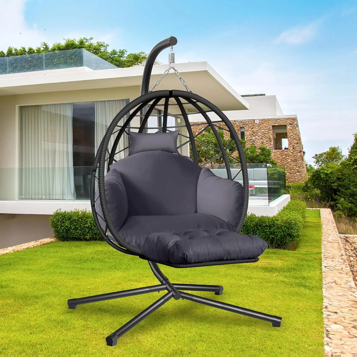 Fauteuil suspendu en forme d'œ - Kids Outdoor Egg Chair avis et prix