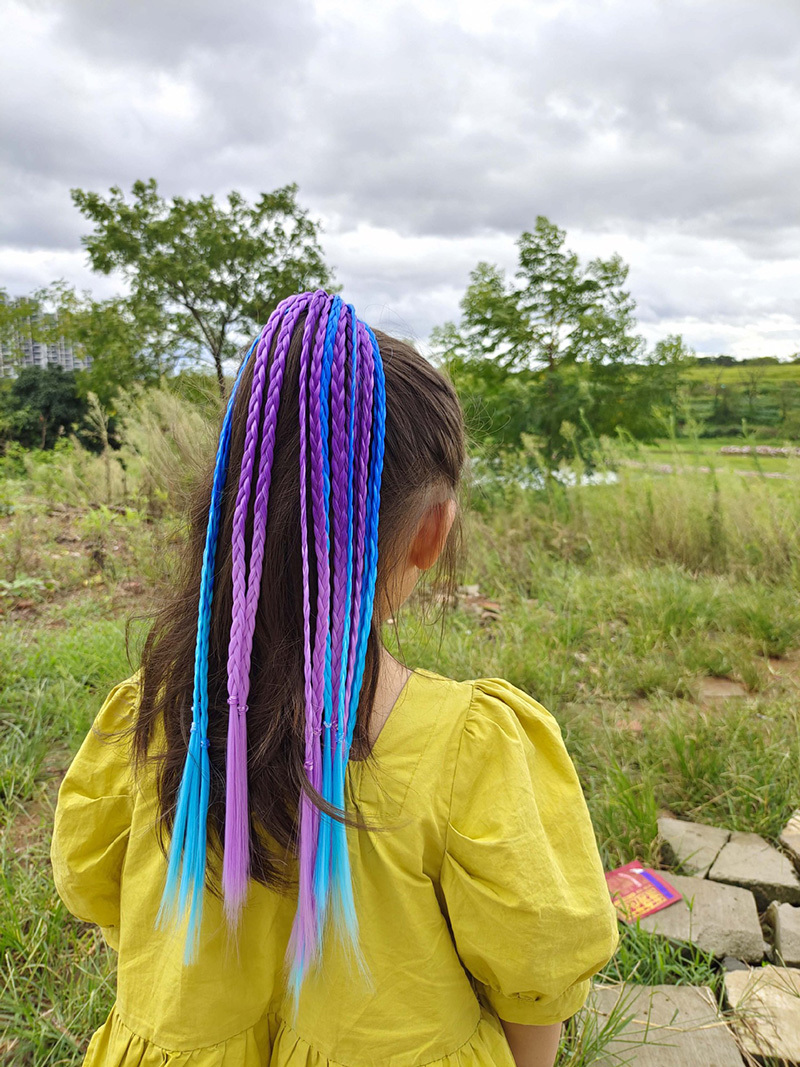 Perruques colorées pour filles - Kids Outdoor Decor avis et prix