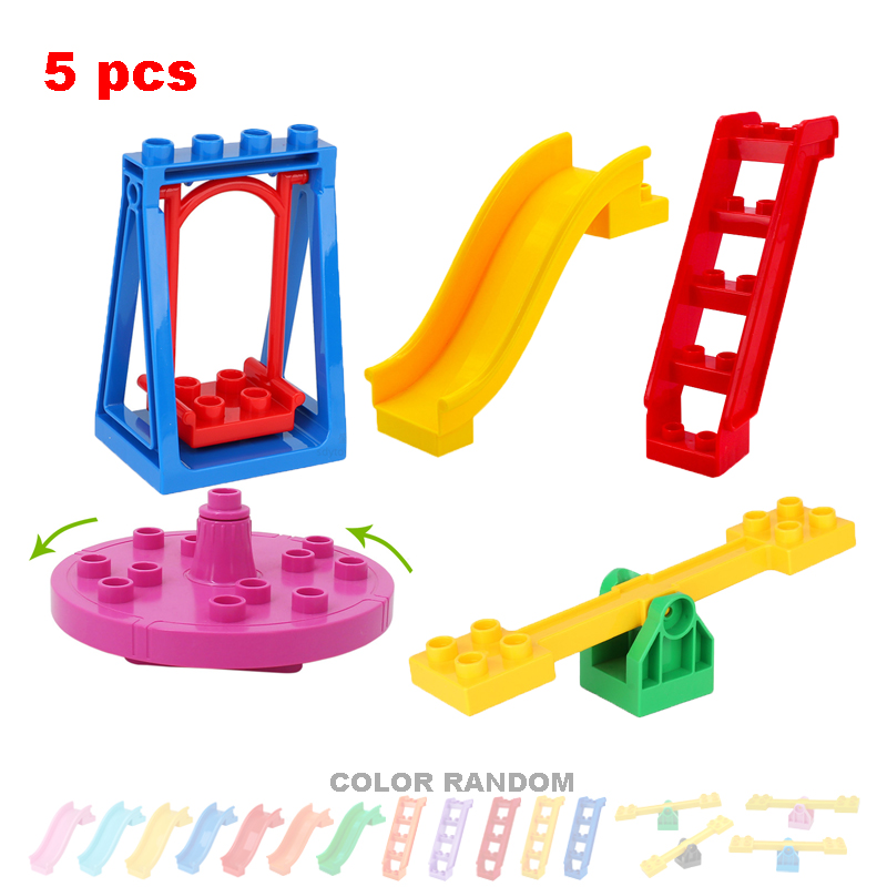 Grands blocs de construction p - Kids Outdoor Swing And Slide avis et prix