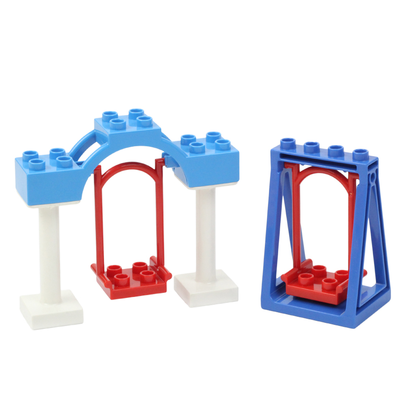 Grands blocs de construction p - Kids Outdoor Swing And Slide avis et prix