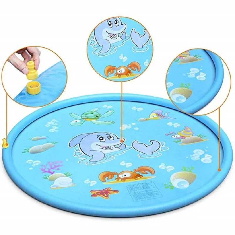 Tapis d'arrosage rond gonflabl - Kids Outdoor Mat avis et prix