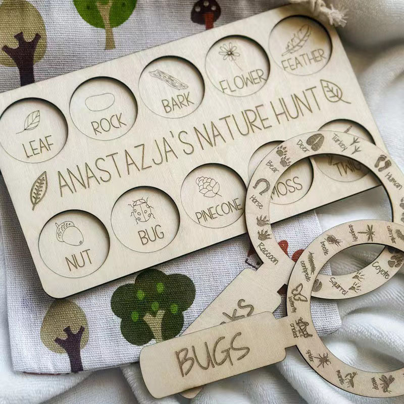 Panneau en bois personnalisé p - Kids Outdoor Scavenger Hunt avis et prix