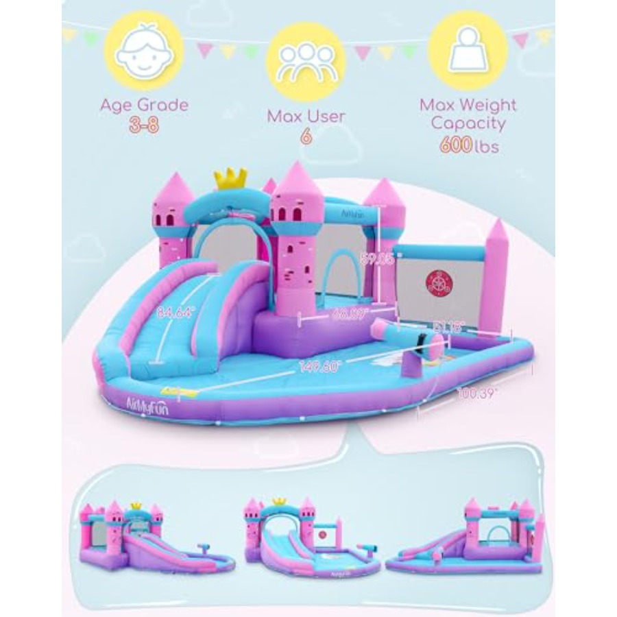 Toboggan aquatique gonflable p - Kids Outdoor Water Slide avis et prix