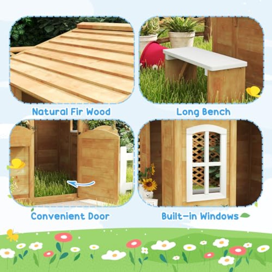 Maison de jeu extérieure pour  - Kids Outdoor Nature Play avis et prix